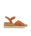 Sandales orange femme relife hursul-2