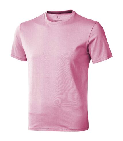 Elevate Mens Nanaimo Short Sleeve T-Shirt (Light Pink)