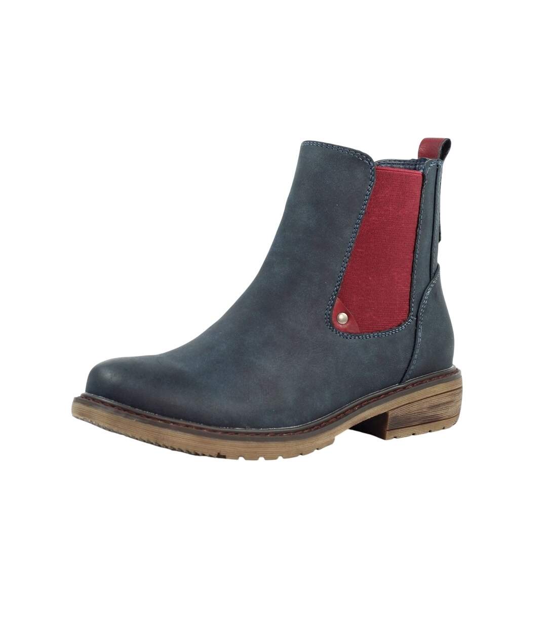 Bottines Suvi Femme Bleu Marine Lunar-4