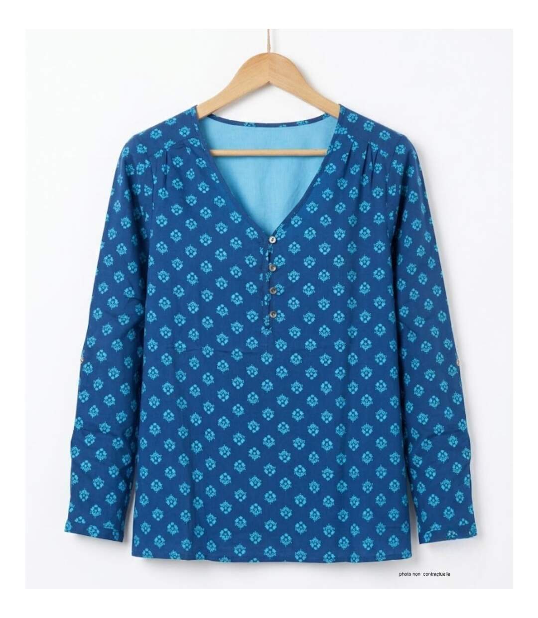 Chemisier Femme MAYFLOWER CROISADE2 Imprimé – Fluidité Élégante et Look Modulable-2