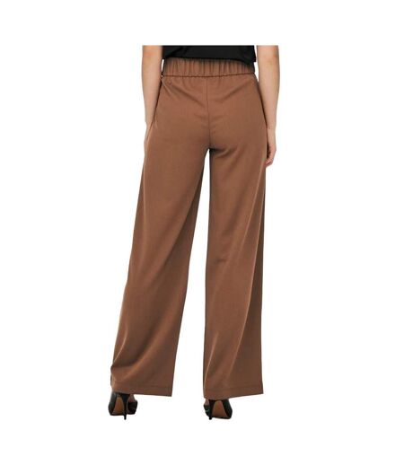 Pantalon Marron Foncé Femme JDY Geggo - L-L32