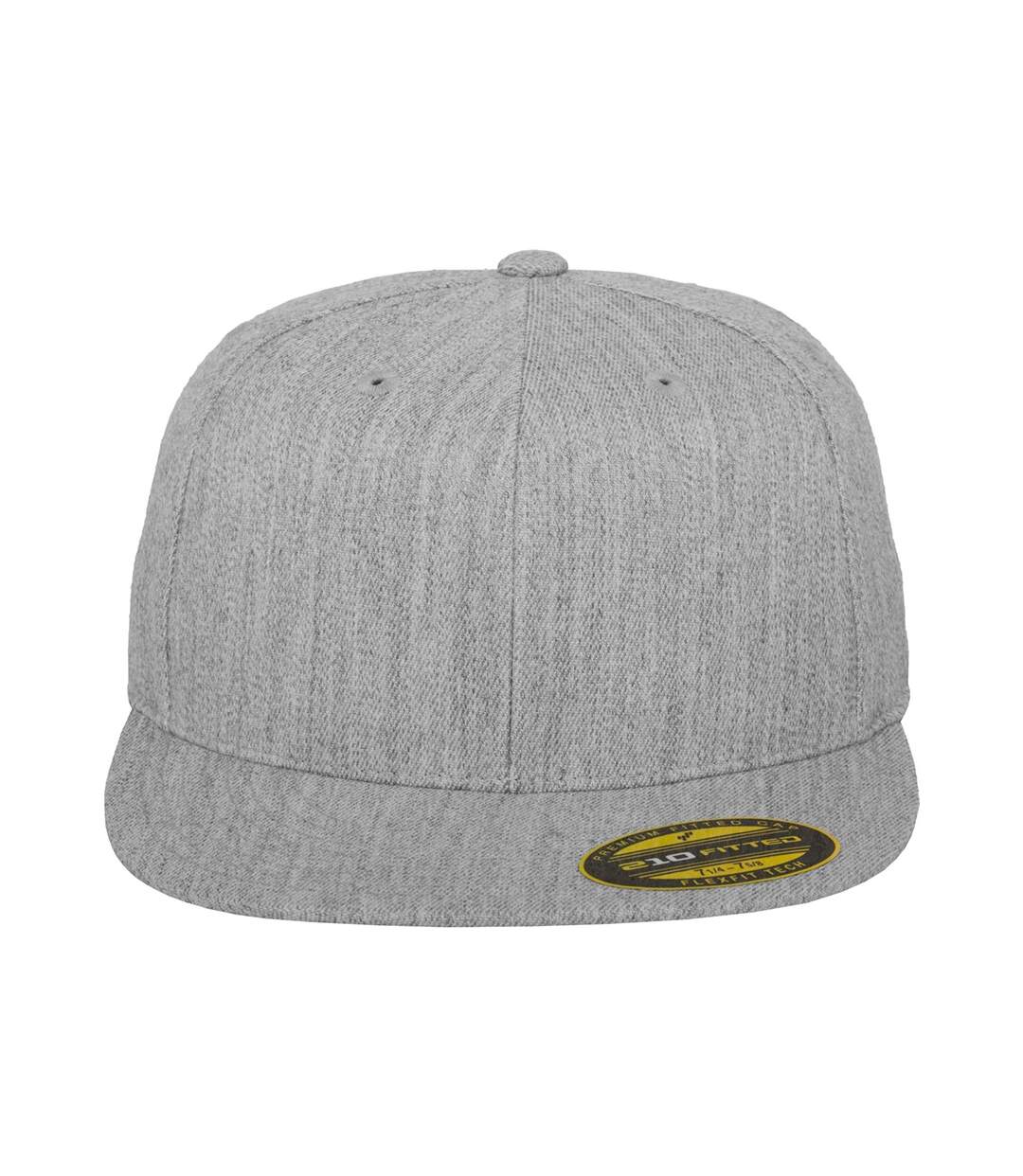 Casquette premium gris chiné Flexfit-1