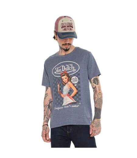 T-shirt homme regular col rond imprimé devant Cream Vondutch