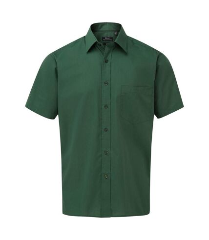 Chemise poplin homme vert bouteille Premier Premier