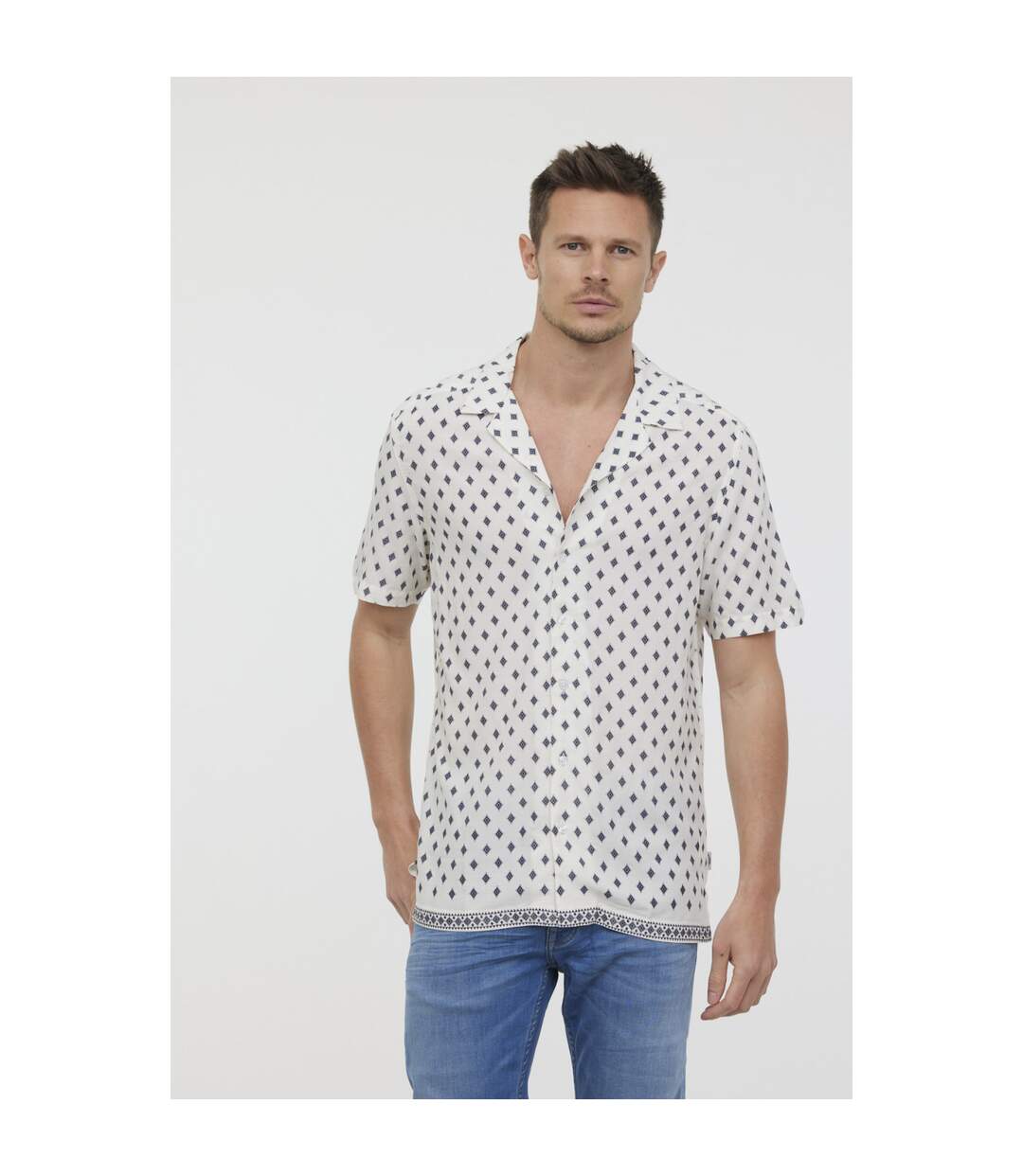 Chemise manches courtes viscose relax DARUS
