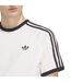 Mens 3 Stripes T-shirt White Adidas-4