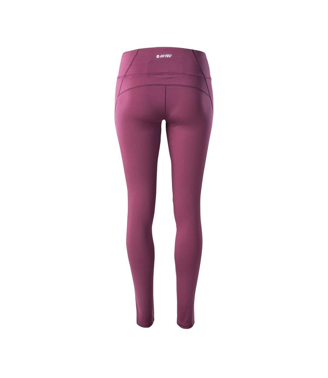 Legging lady talika femme amarante / mauve rosé Hi-Tec-2