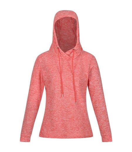 Womens/ladies Azaelia Regular Long-sleeved Hoodie Peach Blossom Marl Regatta