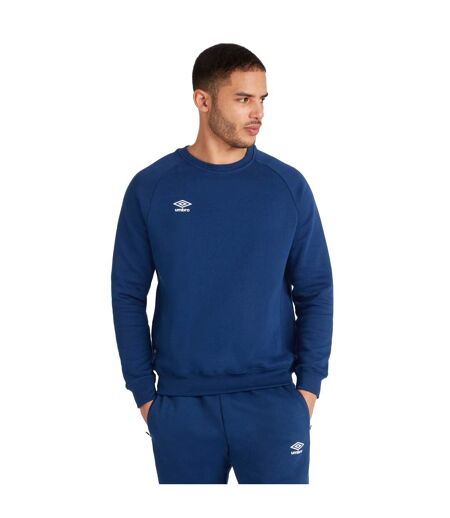 Mens Club Leisure Sweatshirt Navy White Umbro