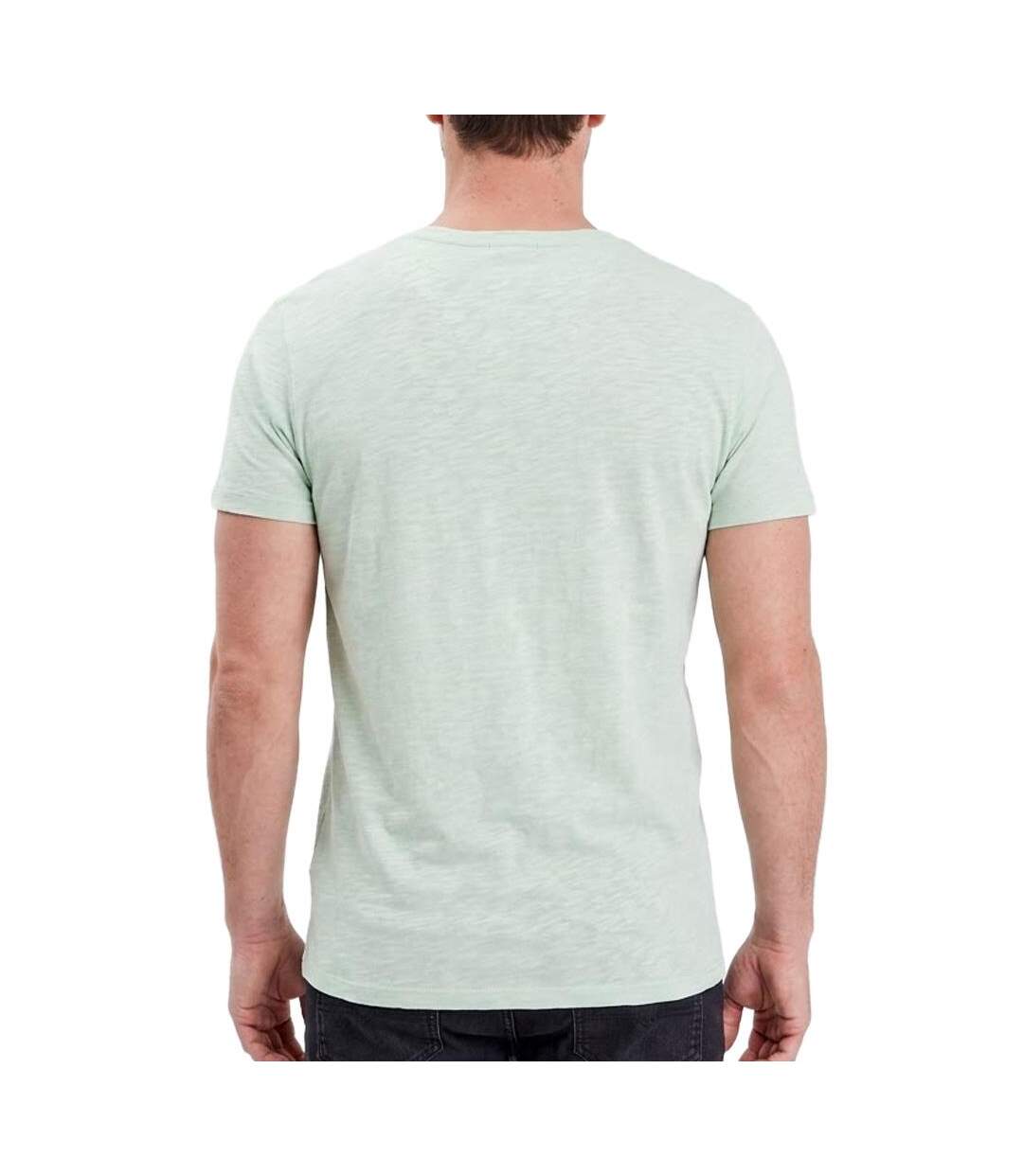 T-shirt vert homme paname brothers tazio-2