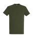 SOLS Mens Imperial Heavyweight Short Sleeve T-Shirt (Army) - UTPC290