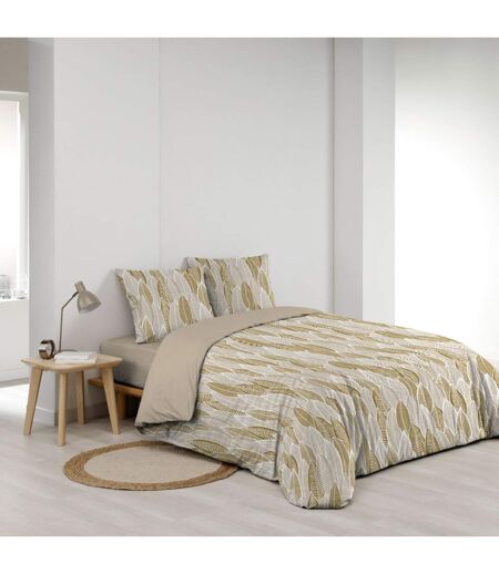 Parure de Lit 3 Pièces Kim 240x220cm Naturel