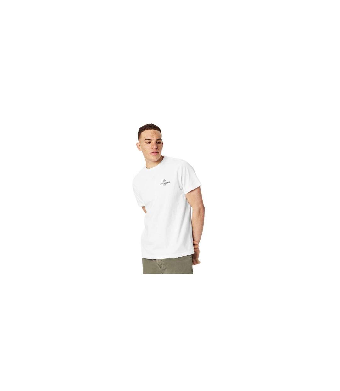 T-shirt Motif/style Imprimé Sur L´intérieur Homme Blanc Jack Wills-1