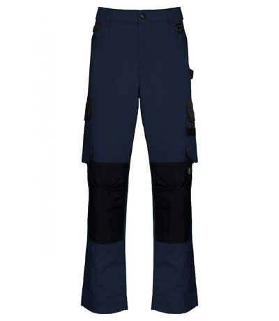 Pantalon de travail bicolore - Homme - WK742 - bleu marine