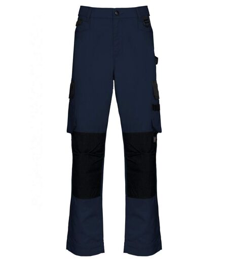 Pantalon de travail bicolore - Homme - WK742 - bleu marine
