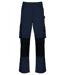 Pantalon de travail bicolore - Homme - WK742 - bleu marine