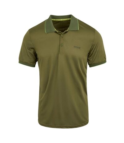 Polo remex homme vert néphrite uni Regatta