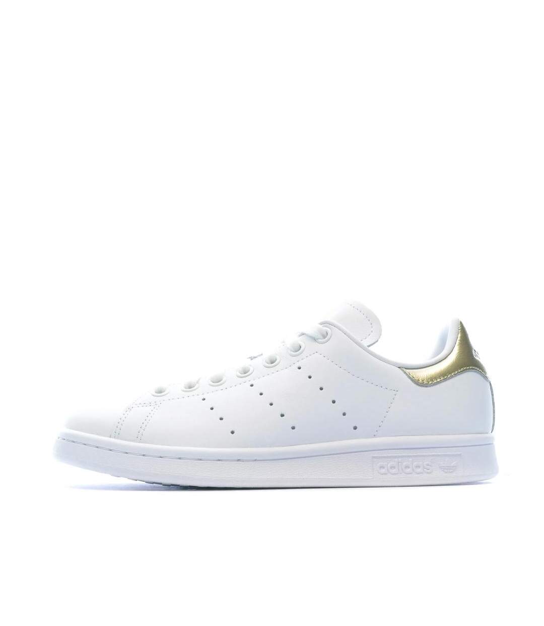 Stan Smith Baskets Blanc/Doré Femme Adidas - 37 1/3-1