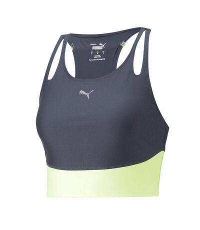 Débardeur jaune/noire femme puma run ultraform - m
