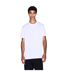Mens Plain Cotton T-shirt White Armani Exchange-4