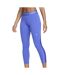 Legging Bleu Femme Nike Tght Shine - L