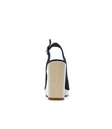 Sandales noires femme tommy hilfiger wedge