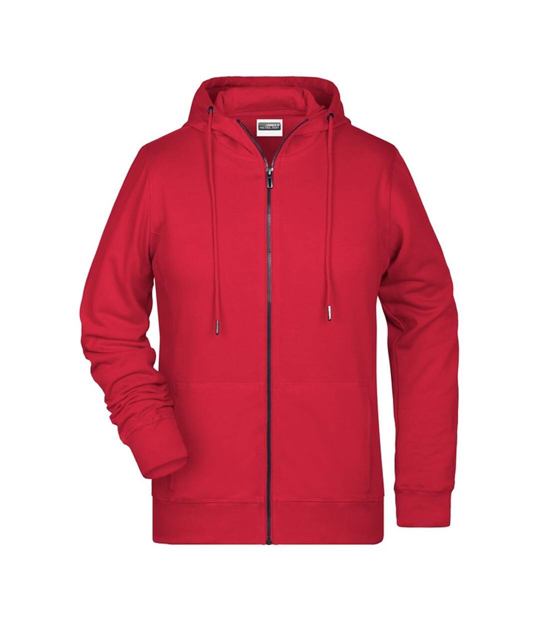 Veste À Capuche Femme Rouge James And Nicholson-1