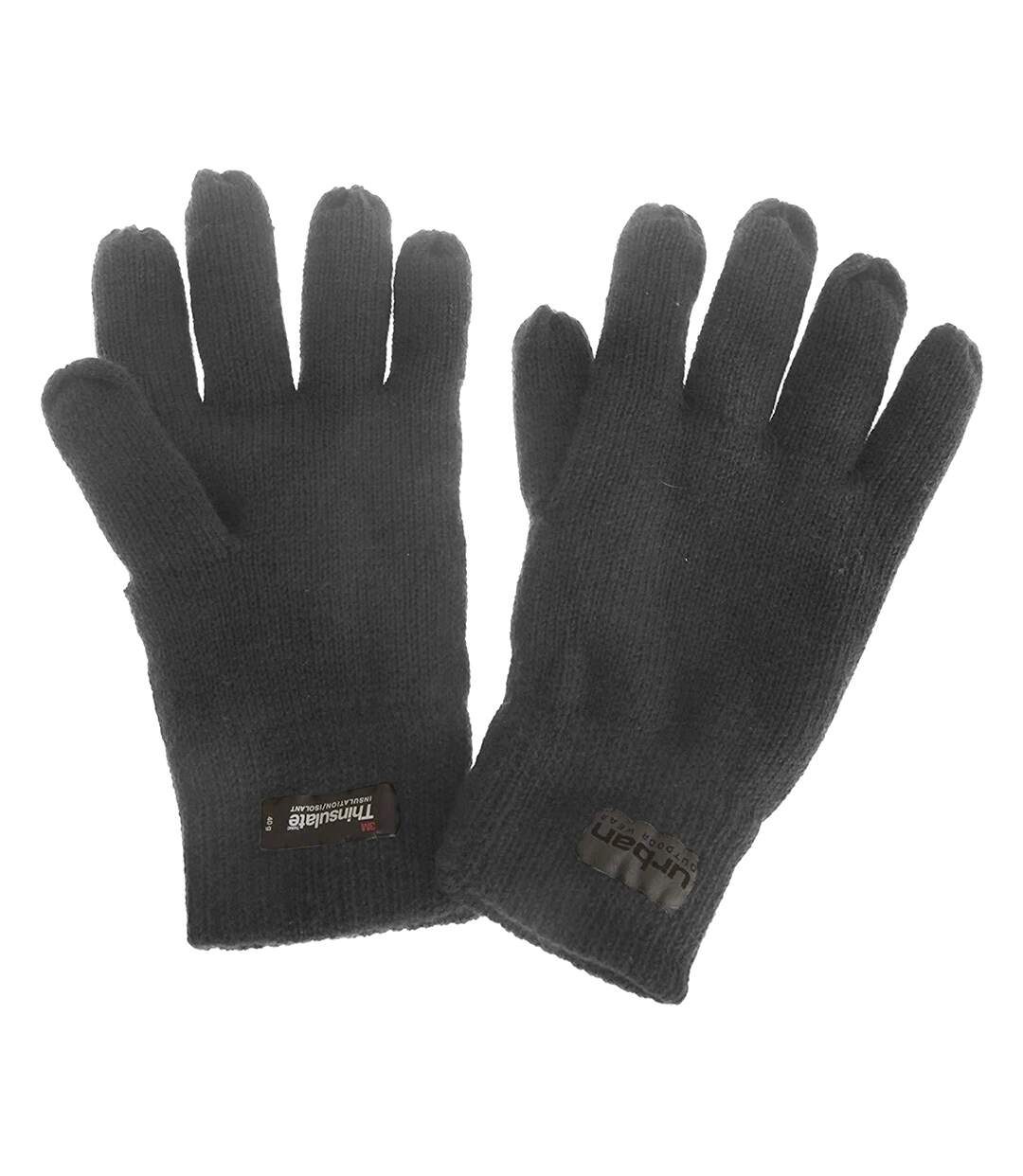 Result Unisex Thinsulate Lined Thermal Gloves (40g 3M) (Charcoal) - UTBC877-1