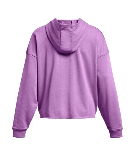 Sweat À Capuche Rival Femme Violet Under Armour