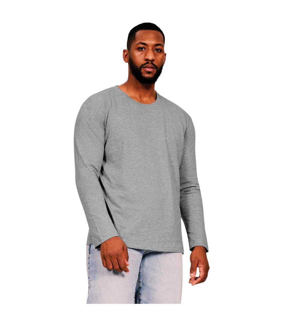 Mens Performance T-shirt Heather Casual Classic-1