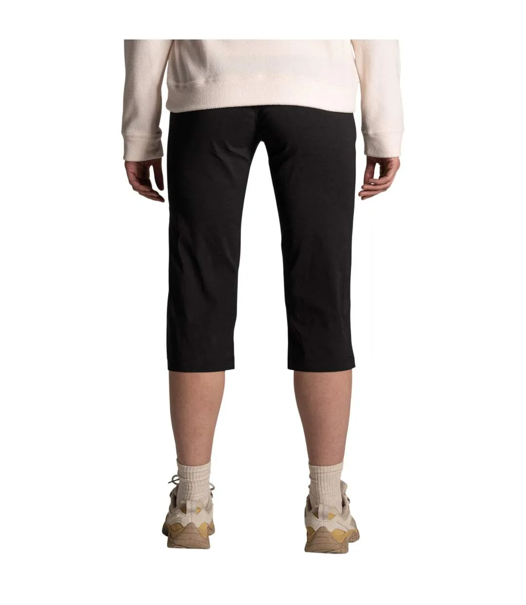 Womens/ladies Kiwi Pro Iii Cropped Trousers Black Craghoppers-3