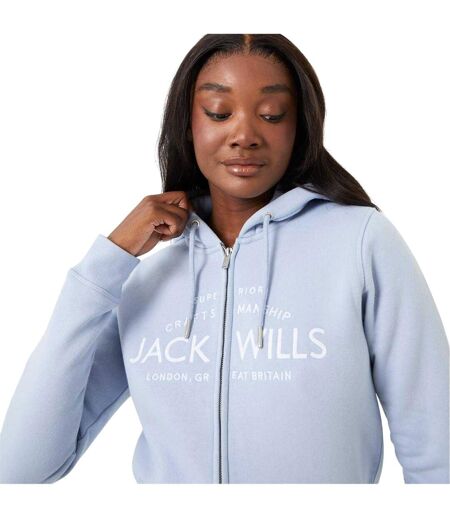 Veste À Capuche Motif/style Logo Hunston Femme Bleu Clair Jack Wills
