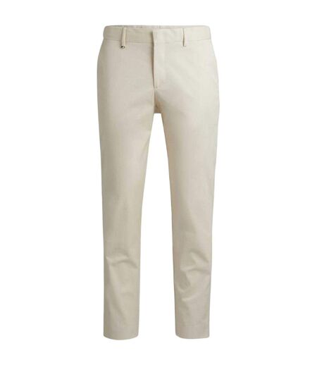 Mens C-genius Straight Leg Trousers White Boss