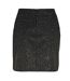 Mini Jupe Motif/style Embelli Femme Noir Off White-2