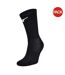 Unisex Adult Crew Socks Black Mizuno-1