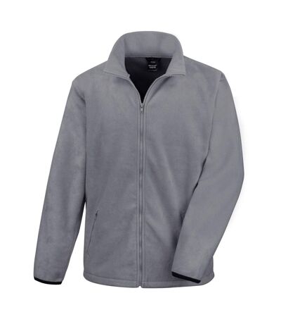 Mens norse outdoor fleece jacket pure grey Result Core