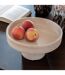 Plateau Déco en Ciment Olina 28cm Crème-3
