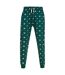 Pantalon De Détente Adulte Vert Bouteille Blanc SF Men-1