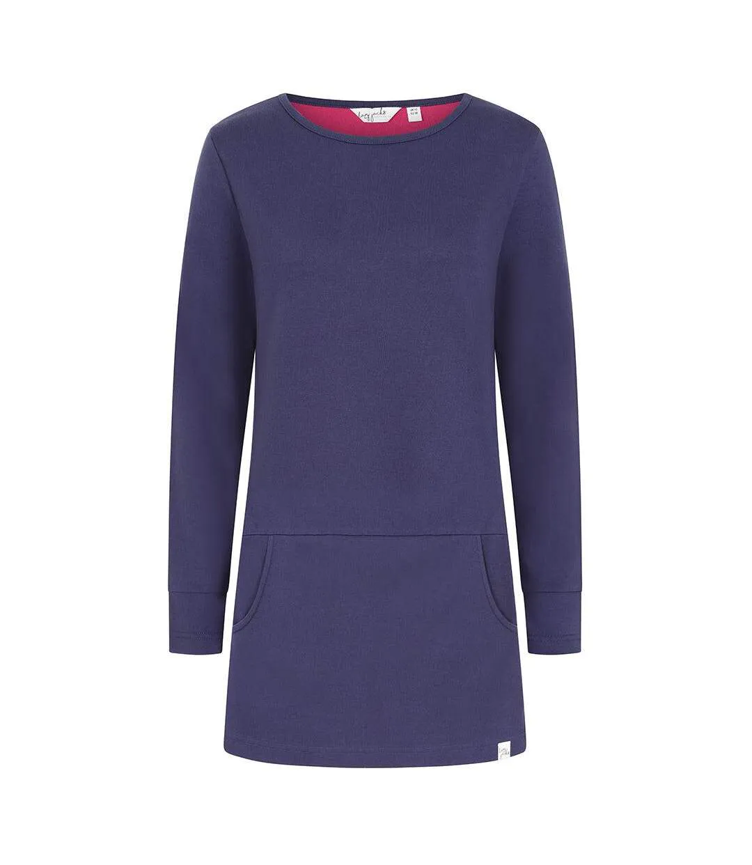 Womens/ladies Panelled Tunic Top Twilight Lazy Jacks-1