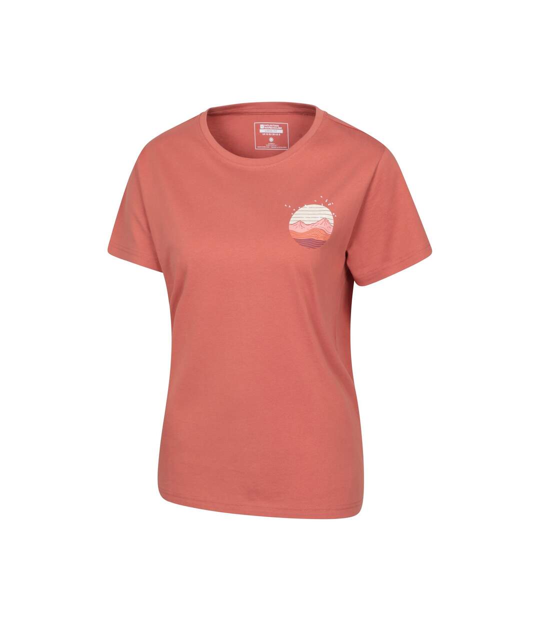 Womens/ladies Loose Fit T-shirt Orange Mountain Warehouse-3