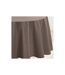 Nappe Ronde Antitache Essentiel 180cm Taupe-2