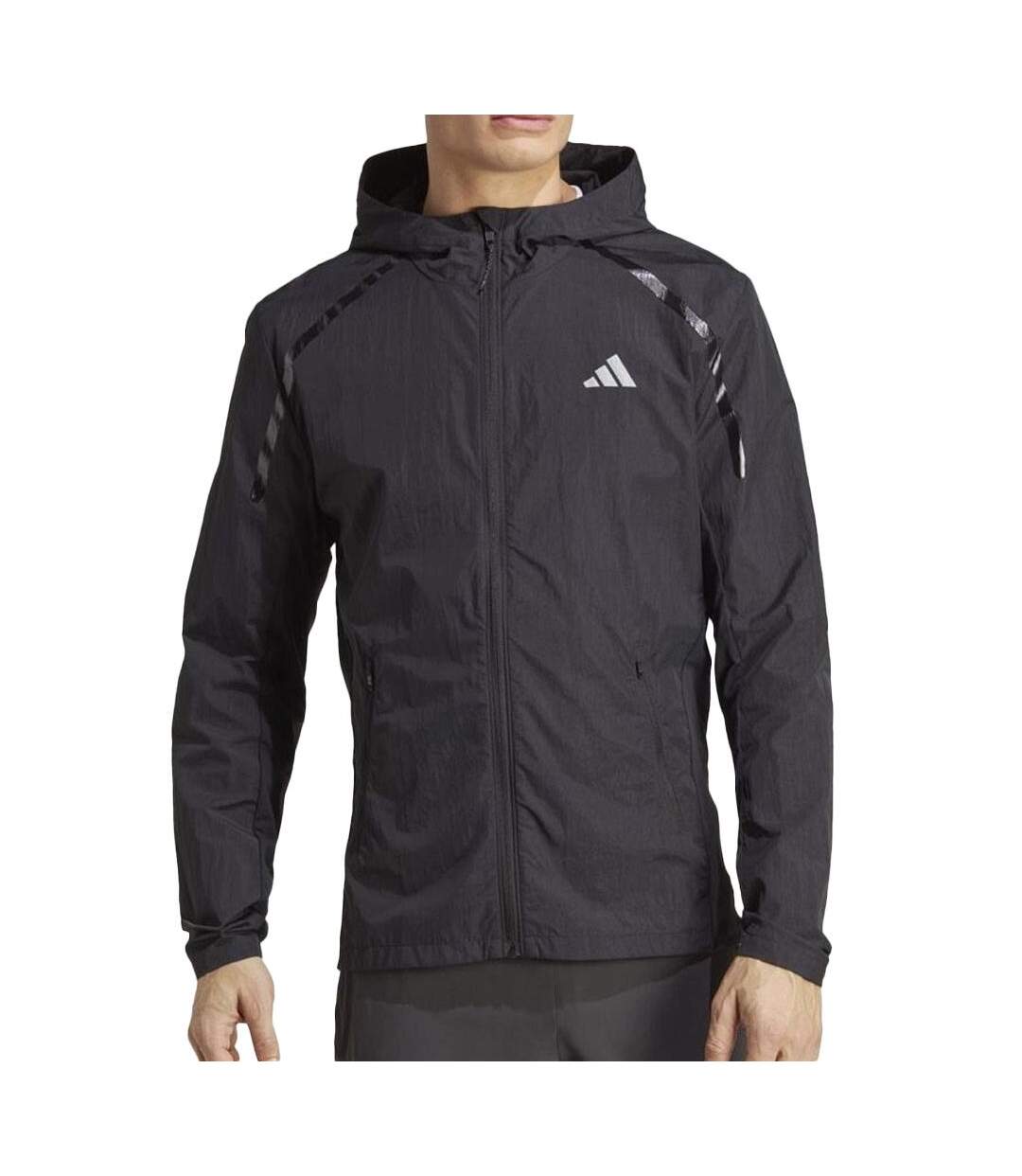 Veste noire homme adidas marathon ib8264 - l-1