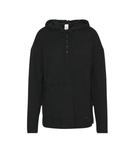 Sweat À Capuche Motif/style Uni Femme Noir Calvin Klein