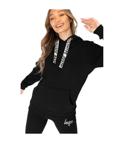 Sweat à capuche femme noir Hype