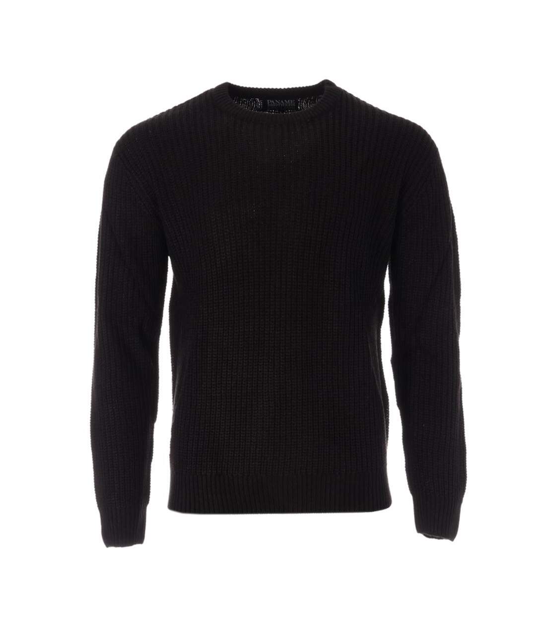 Pull noir homme paname brothers-1