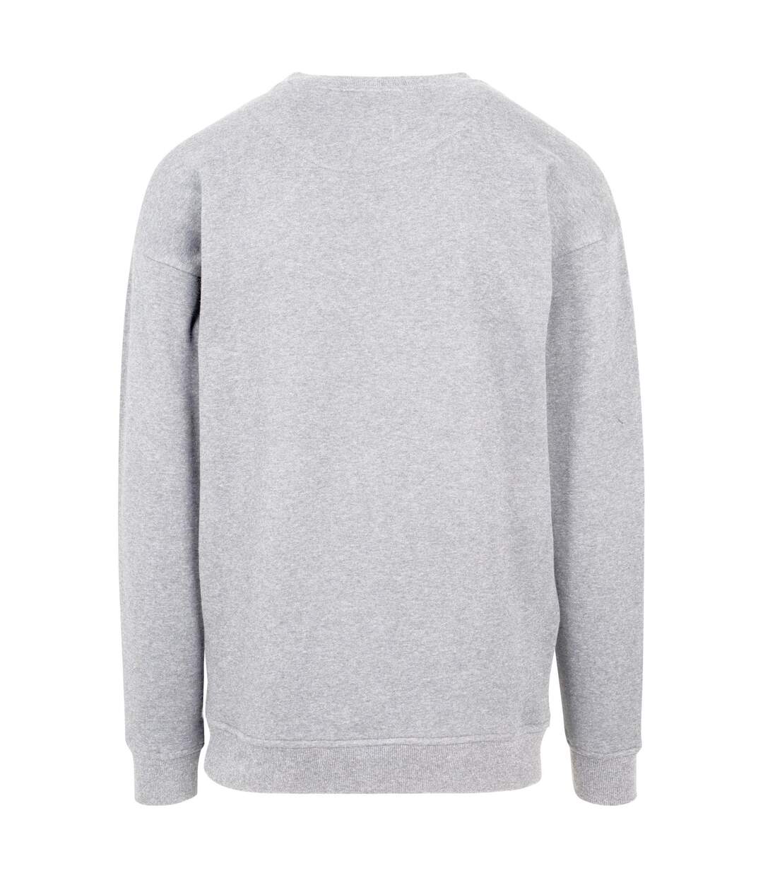 Mens Crew Neck Plain Sweatshirt Grey Build Your Brand-2