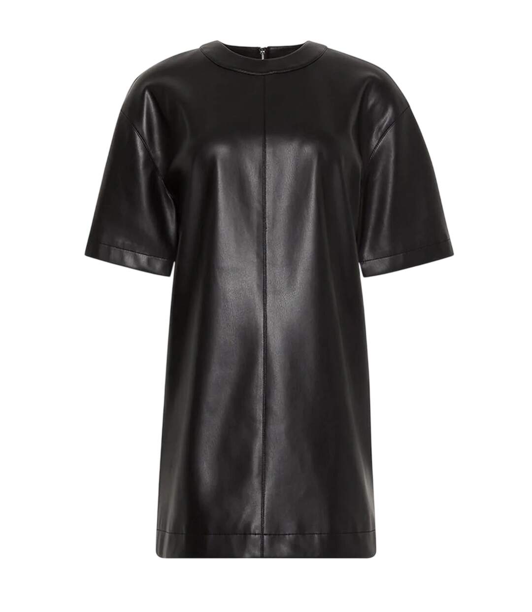 Womens/ladies Short-sleeved T-shirt Dress Black Calvin Klein-2
