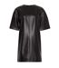 Womens/ladies Short-sleeved T-shirt Dress Black Calvin Klein-2