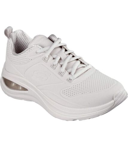 Womens/ladies skech-air meta extraordinaire trainers off white Skechers