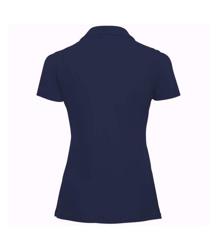 Russell Europe Womens/Ladies Classic Cotton Short Sleeve Polo Shirt (French Navy)